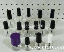 指甲油的玻璃瓶包装方式